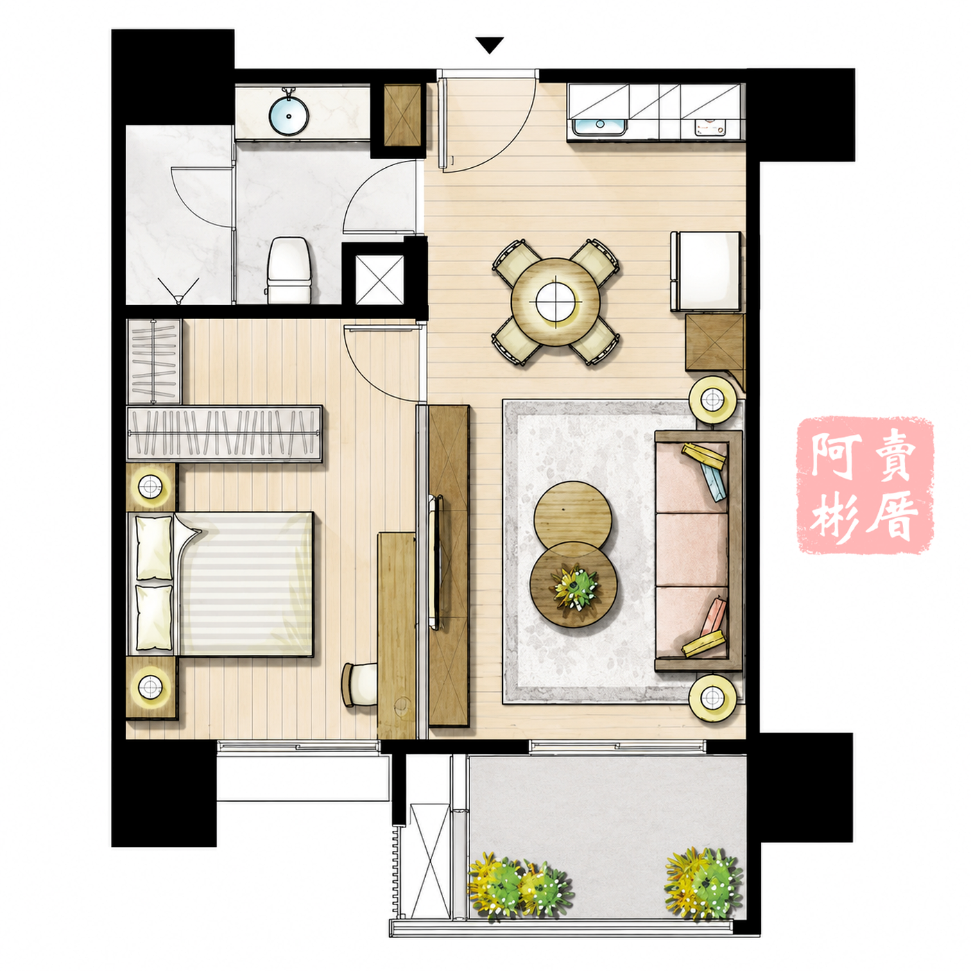 心禾匯 A12 格局圖