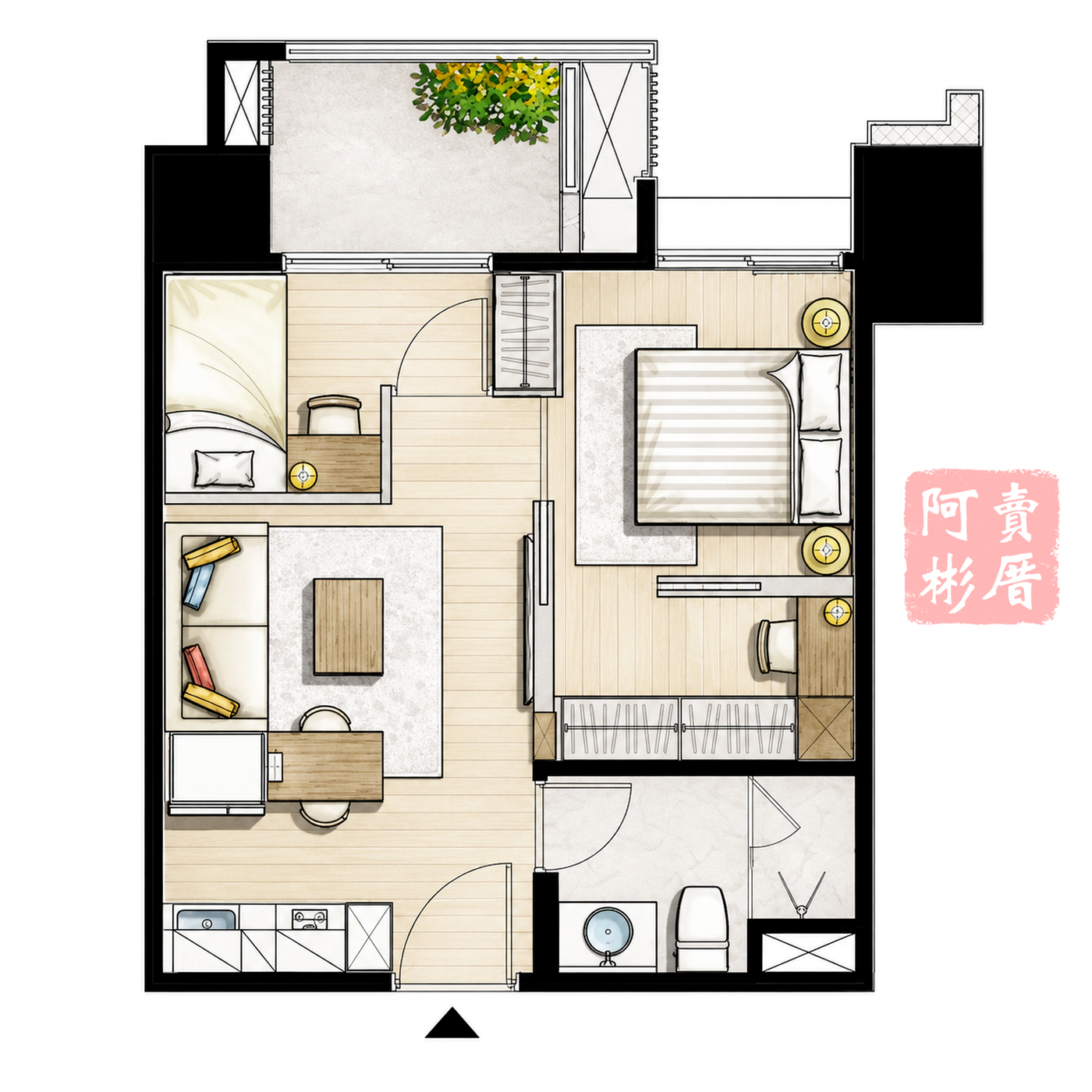 心禾匯 A2 格局圖