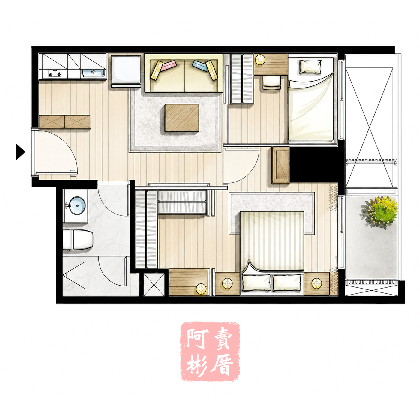 心禾匯 A6 格局圖