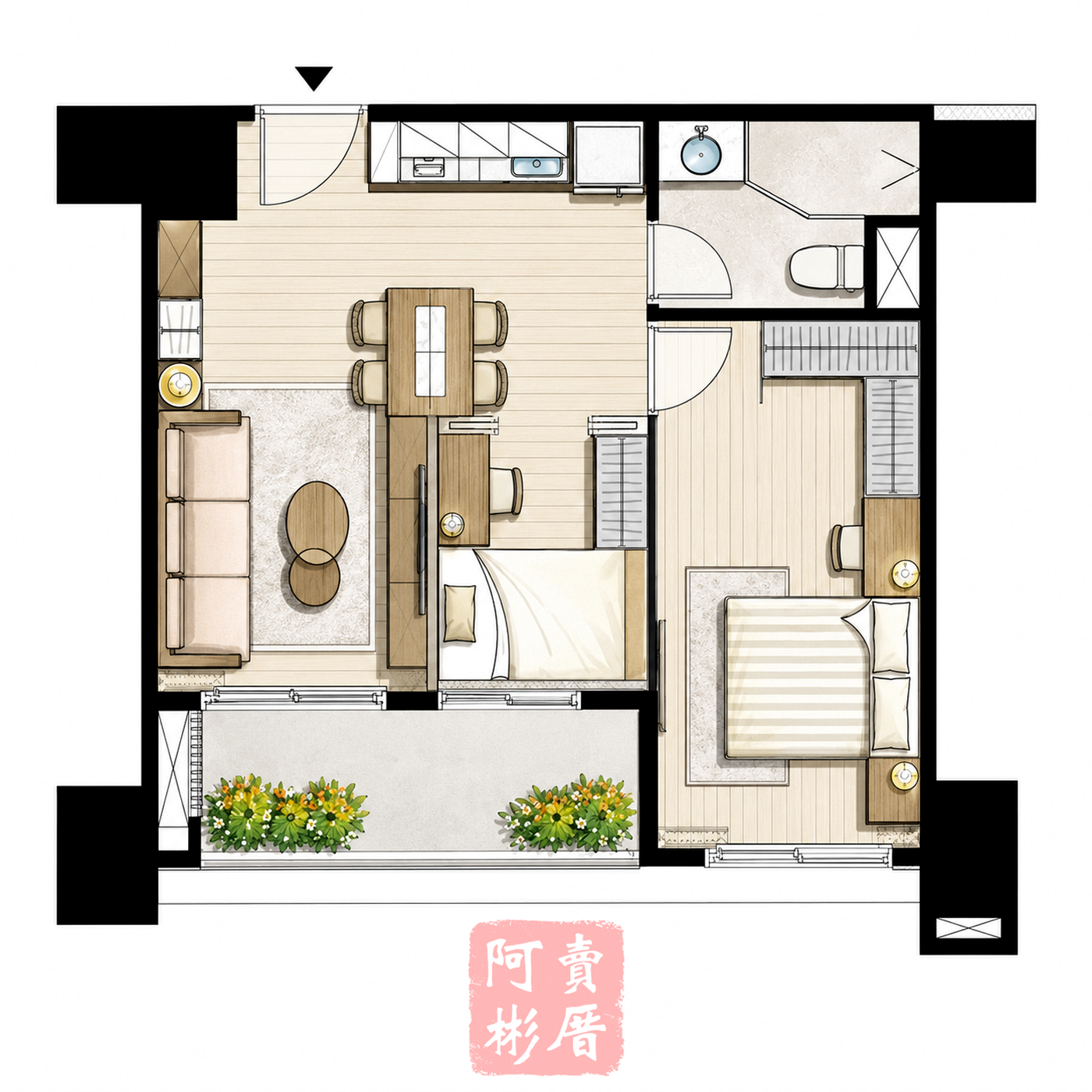 心禾匯 A8 格局圖
